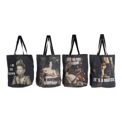 Multipåse DKD Home Decor Svart Chic (4 pcs) (43 x 15 x 65 cm)