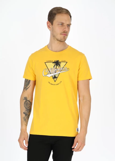 California Tee, Yellow, 4xl, T-Shirts
