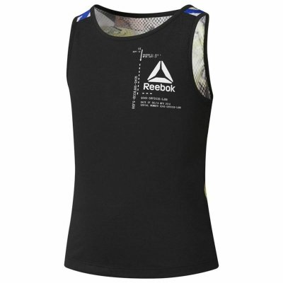 Ärmlös sporttröja Dam Reebok Tank Svart (Storlek: XS)