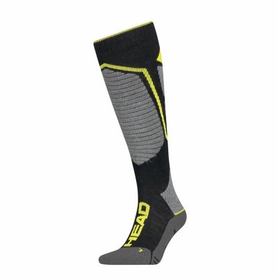 Sportstrumpor Head Performance Svart Gul (Fotstorlek: 39-42)