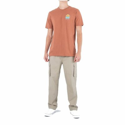 Långa träningsbyxor Hurley Cruiser Cargo Beige Män (Storlek: L)