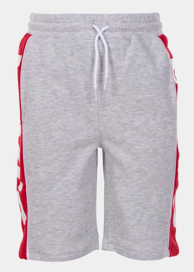 Lvb Knit Jogger Logo Short, Light Gray Heather, 14, Träningsshorts