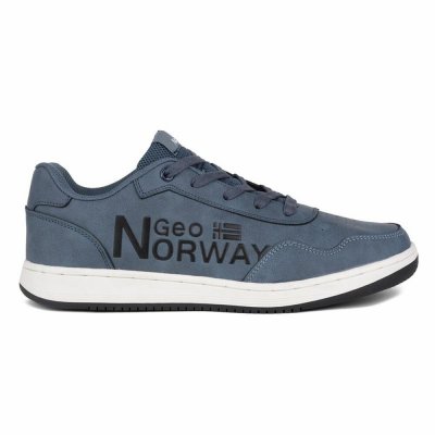 Sportskor Casual Herr Geographical Norway Stålblått (Fotstorlek: 45)