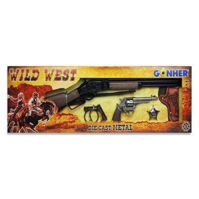 Set med vilda västern-pistoler Gonher (77 x 23 x 5 cm)
