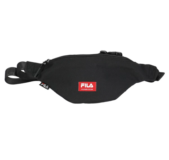 Baltimora Badge Waist Bag Slim, Black Beauty, Onesize, Midjeväskor