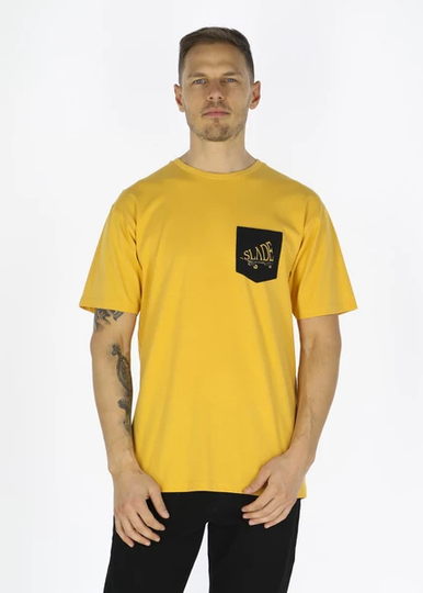 Pocket Tee, Yellow, M, T-Shirts