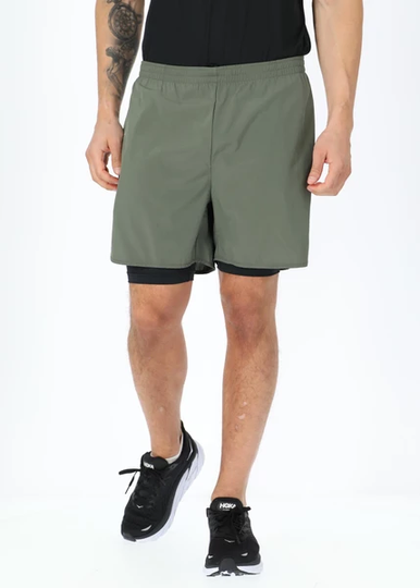 Training 2in1 Shorts, Olive, Xl, Löparshorts