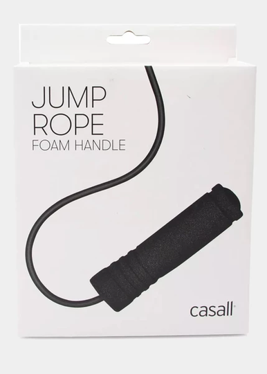 Jump Rope Foam Handle, Black, Onesize, Träningstillbehör