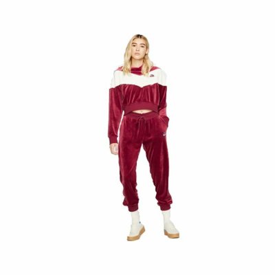 Byxor för vuxna Nike Heritage Kvinna Mörkröd (Storlek: S)