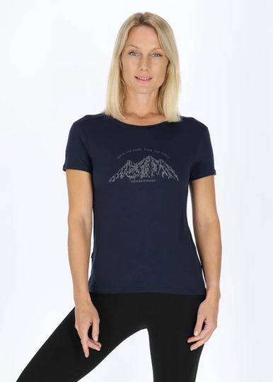 Ultra Light Wool Tee W, Dk. Navy, 46, T-Shirts