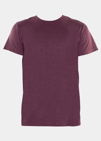 Clique T-Shirt, Bordeaux Melange, M, T-Shirts
