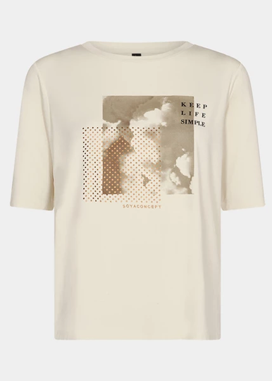 Sc-Naima 26, Cream, L, T-Shirts