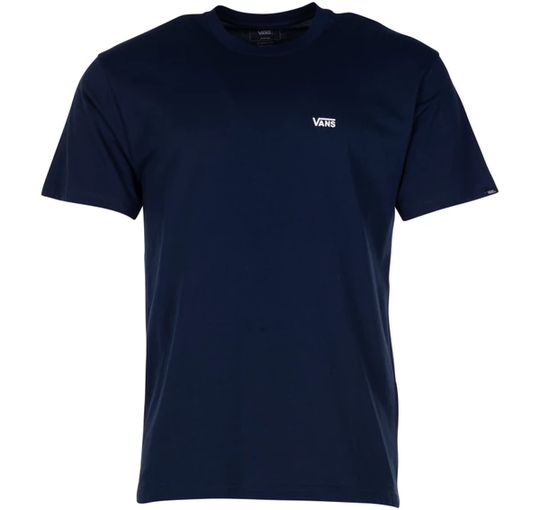 Left Chest Logo Tee, Navy/White, L, T-Shirts