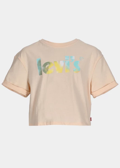 Meet & Greet Rolled Sleeve, Pale Peach, 16, T-Shirts