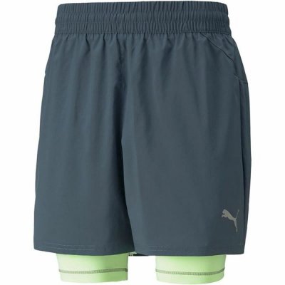 Sportshorts för män Puma Running 2 in 1 Svart (Storlek: XL)