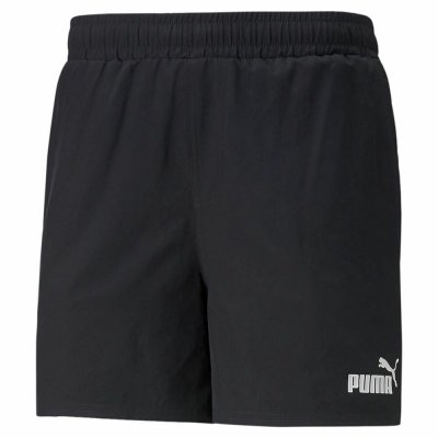 Byxor för vuxna Puma ESS+ Tape Svart Män (Storlek: L)