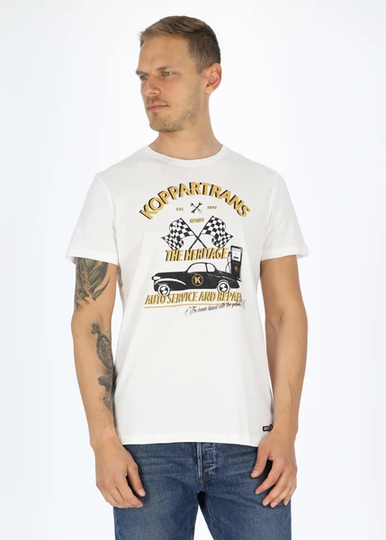 Car Tee, White, S, T-Shirts