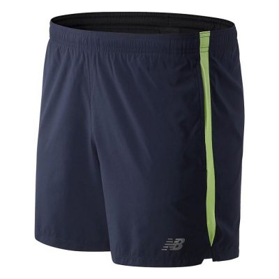 Sportshorts för män New Balance Accelerate 5 In Mörkblå (Storlek: S)