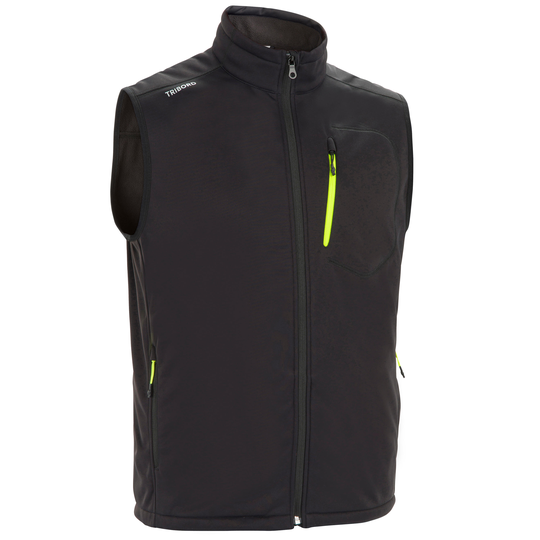 Väst Softshell Vindavvisande Segling Herr Svart