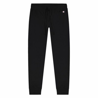Byxor för vuxna Champion Rib Cuff Svart Män (Storlek: S)