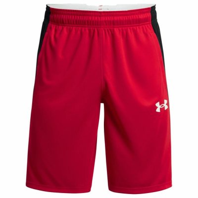Byxor för vuxna Under Armour Baseline Röd Män (Storlek: XL)