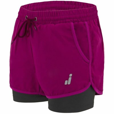 Sportshorts för kvinnor Joluvi Meta Duo Purpur (Storlek: XS)