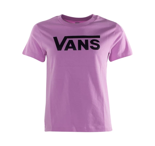 Flying V Crew Tee, Orchid, S, T-Shirts
