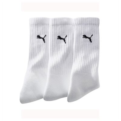 Sportstrumpor Puma SPORT (3 Par) Vit (Fotstorlek: 35-38)