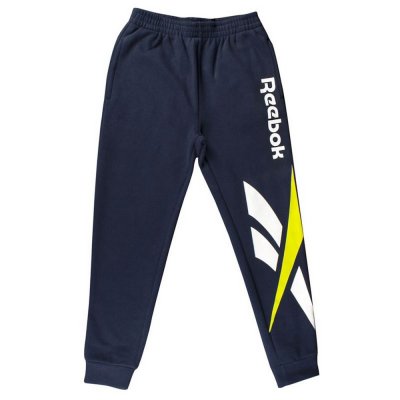 Långa träningsbyxor Reebok Big Intl Män Marinblå (Storlek: XL)