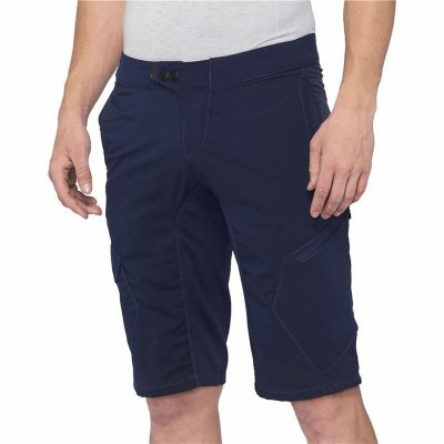 Sportshorts för män 100 % Ridecamp Marinblå (Storlek: L)