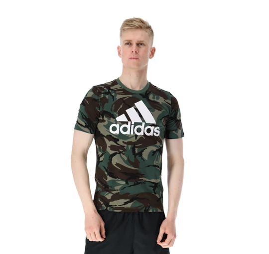 M Camo Aop T, Leggrn, Xl, T-Shirts