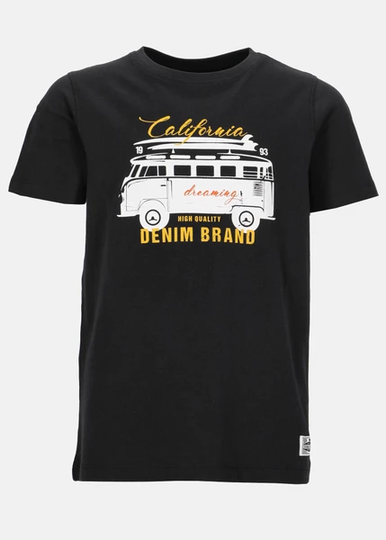 Surfer Van Tee Jr, Black, 130, T-Shirts
