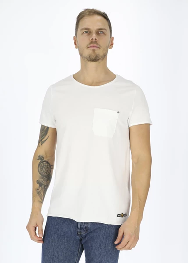 Pocket Tee, White, L, T-Shirts