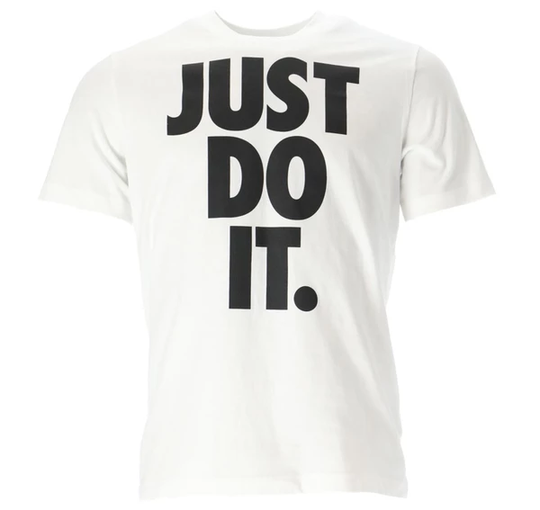 Nike Sportswear Men's T-Shirt, White/Black, L, T-Shirts