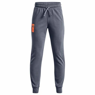 Långa träningsbyxor Under Armour Rival Terry Blå Män (Storlek: 8-10 år)