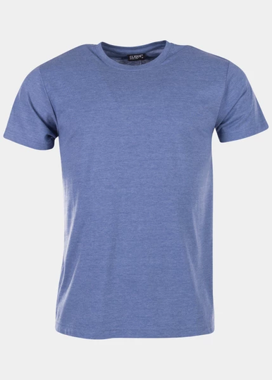 Clique T-Shirt, Blue Melange, Xl, T-Shirts