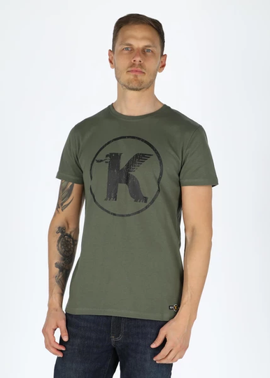 Logo Tee, Olive, S, T-Shirts