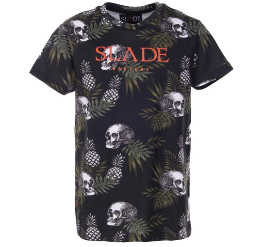Skull Tee Jr, Black, 120, T-Shirts