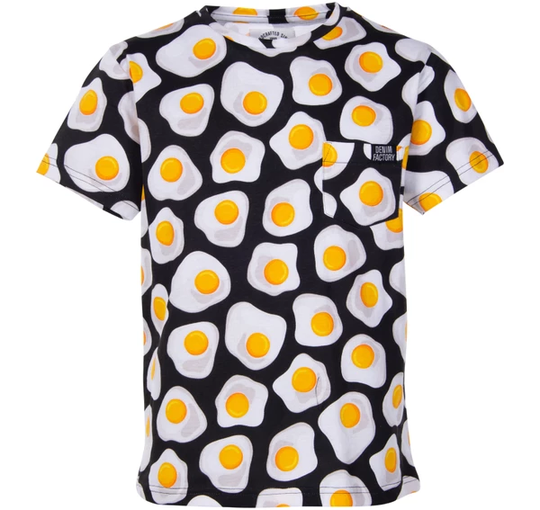 New York Tee Jr, Black Egg, 130, T-Shirts