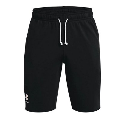 Sportshorts för män Under Armour Rival Terry Svart (Storlek: L)