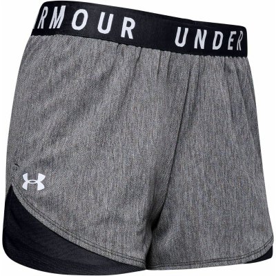 Sportshorts för kvinnor Under Armour Play Up 3.0 Twist Mörkgrå Svart (Storlek: L)
