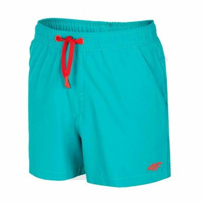 Träningsshorts 4F JSKMT001 Aquamarine (Storlek: 8-9 år)