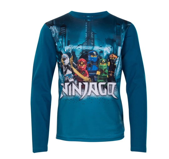 M-22651 - T-Shirt Ls, Sea Turquise, 104, T-Shirts