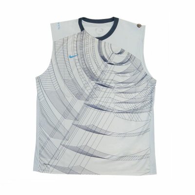 Ärmlös sporttröja Herr Nike Summer Total 90 Ljusgrå (Storlek: M)