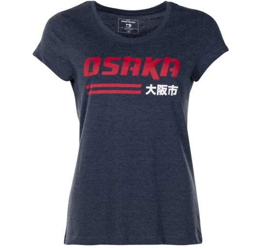 Osaka Tee W, Navy Melange, 40, T-Shirts