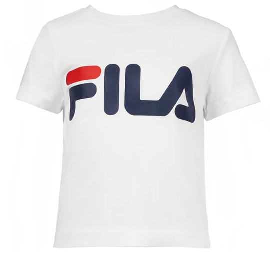 Lea Logo Tee, Bright White, 86-92, T-Shirts
