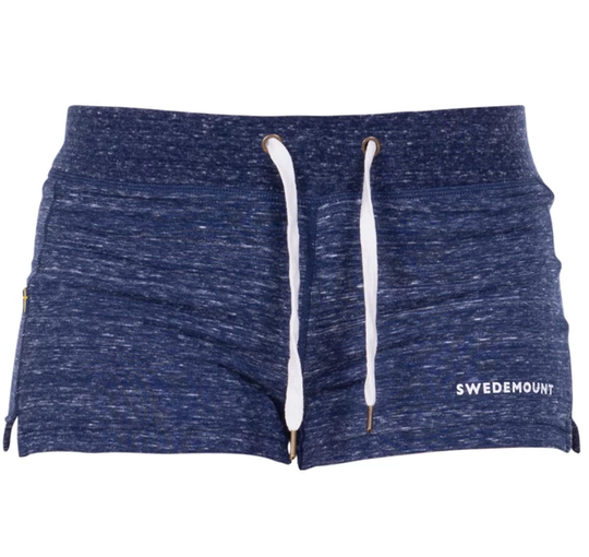 Yoga Shorts, Navy Melange, 34, Träningsshorts