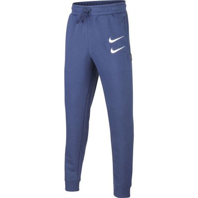 Långa träningsbyxor Nike Swoosh Mörkblå (Storlek: 7-8 år)