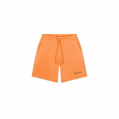 Sportshorts för män Champion Script Logo OR Orange (Storlek: S)
