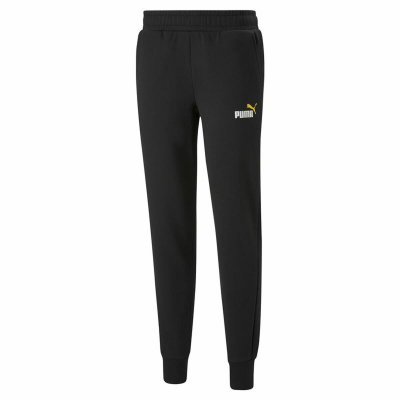 Långa träningsbyxor Puma ESS+ 2 Col Logo Svart Män (Storlek: XL)